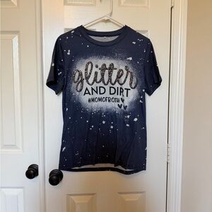 Glitter and Dirt T-Shirt - Navy